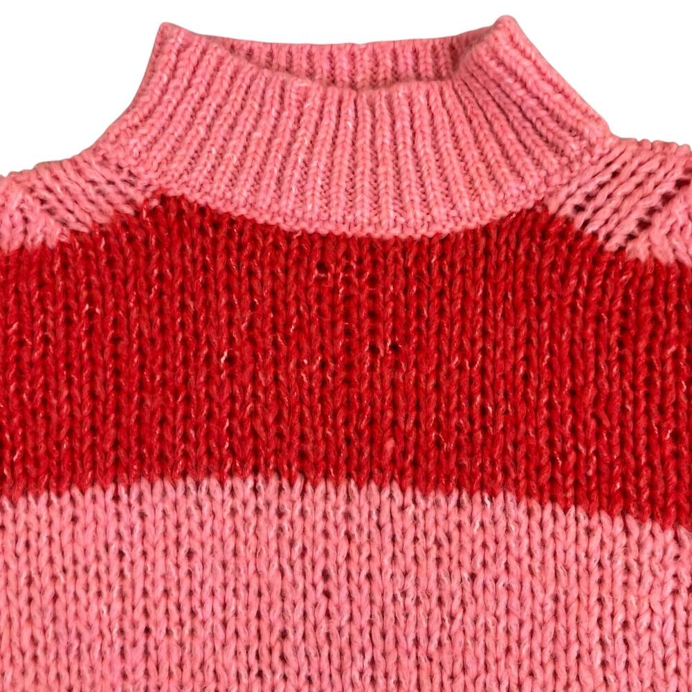 Mango Carioca Sweater Red Pink Small - Picture 9 of 16
